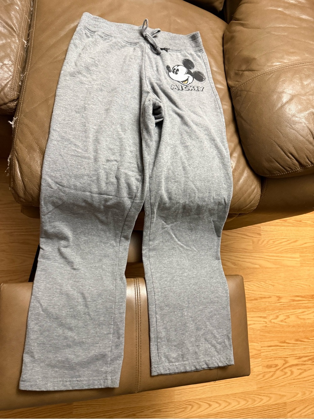 Disney Gray Mickey Mouse Jogger Sweatpants